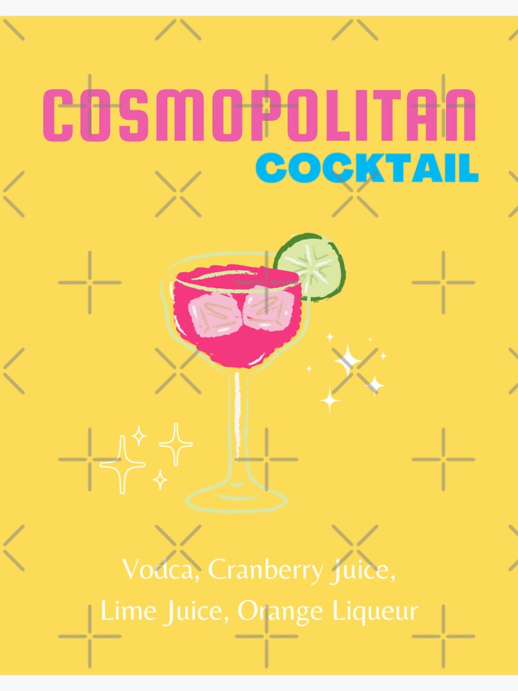 "Cosmopolitan, Cocktail, Drinks, Cocktail Art, Preppy, Preppy Room