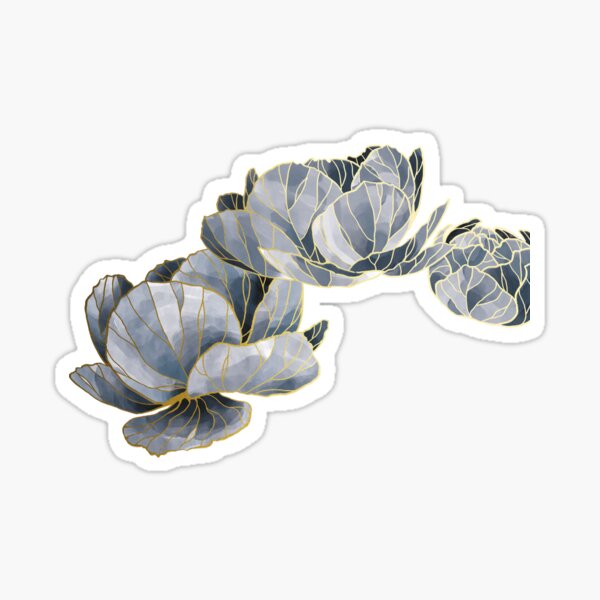 Modern Flowers Sticker
