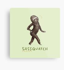 Sassquatch Metal Print