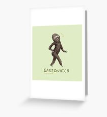Sassquatch Greeting Card