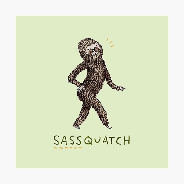 Sassquatch Photographic Print