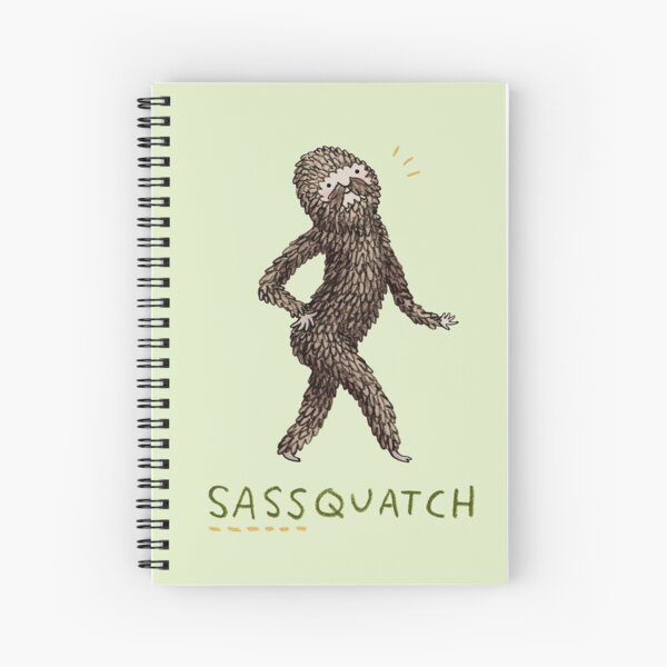 Sassquatch Spiral Notebook