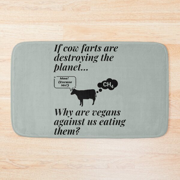 Item preview, Cow Farts Funny T-shirt For Meat Eaters designed and sold by OutdoorsZee1.