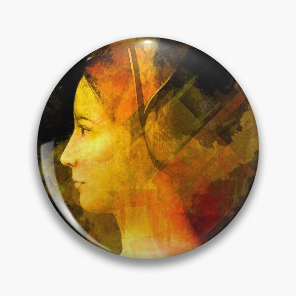 Item preview, Portrait of a young woman from 1400s reimagined in the 21st century - Vintage designed and sold by SirenSeventyOne.