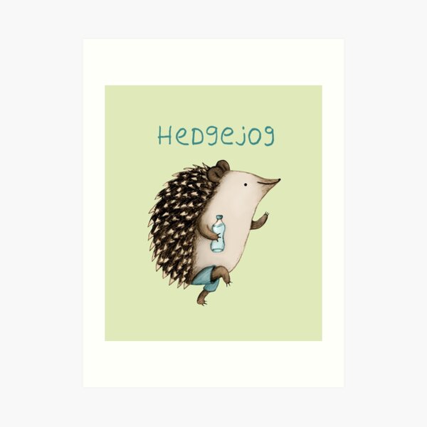 Hedgejog Art Print