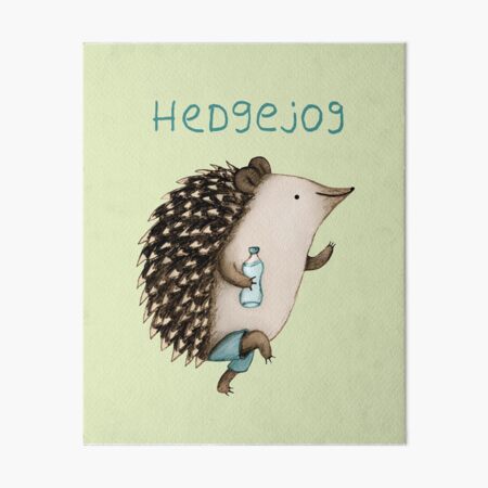 Hedgejog Art Board Print