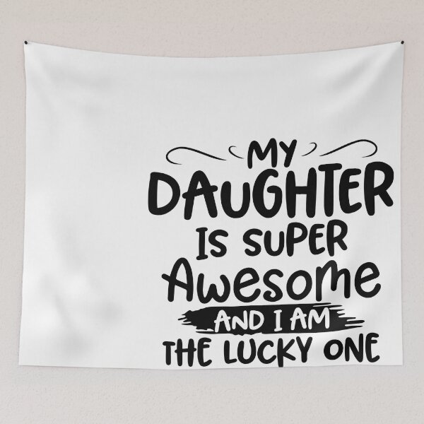 Item preview, My Daughter Is Super Awesome designed and sold by Moeez Javed.