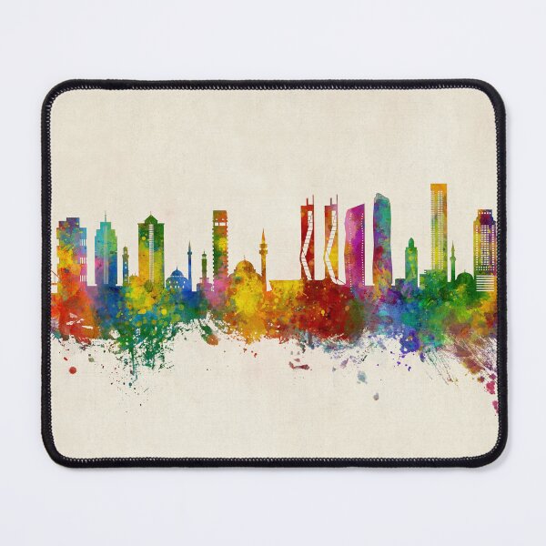 Item preview, Izmir Turkey Skyline designed and sold by ArtPrints.