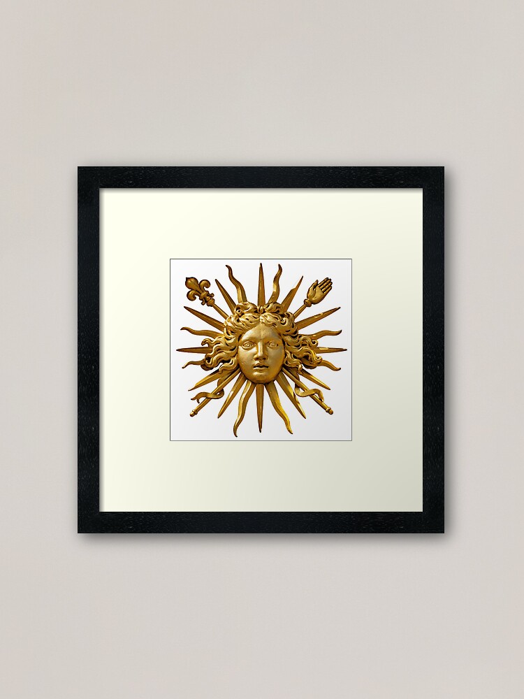 Symbol of Louis XIV the Sun King - Transparent Background