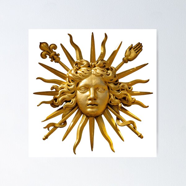 Symbol of Louis XIV the Sun King - Blue Background Essential T