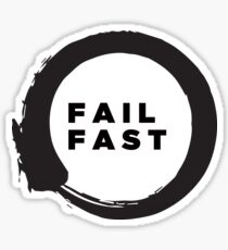 Lean startup - Fail Fast Sticker