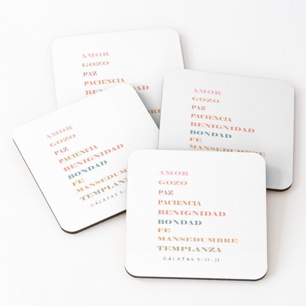 Item preview, Gálatas 5:22-23, Spanish Bible Verse designed and sold by Aryam Quotes.