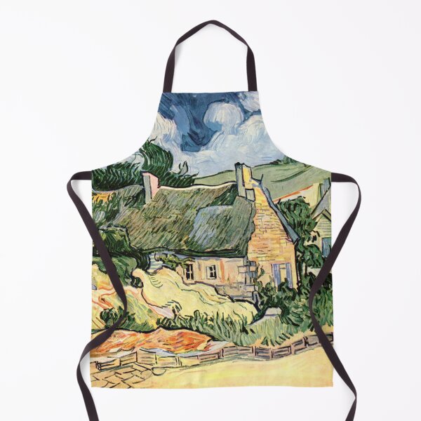 Item preview, Vincent Willem van Gogh Thatched Cottages at Cordeville designed and sold by OldTimeArt.