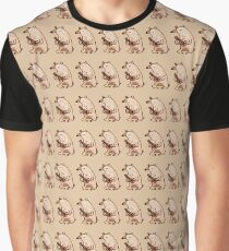 Ukulele Bär Grafik T-Shirt