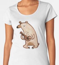 Ukulele Bear Women's Premium T-Shirt