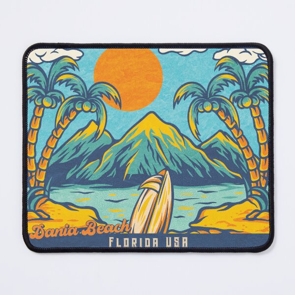 Item preview, Dania Beach Palm Mountains designed and sold by LanikaiBeach.