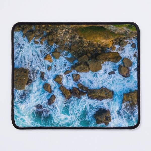 Item preview,  Cute colourful blue sea or ocean or blue water and rocks design designed and sold by BEAUTY ⭐⭐⭐⭐⭐.