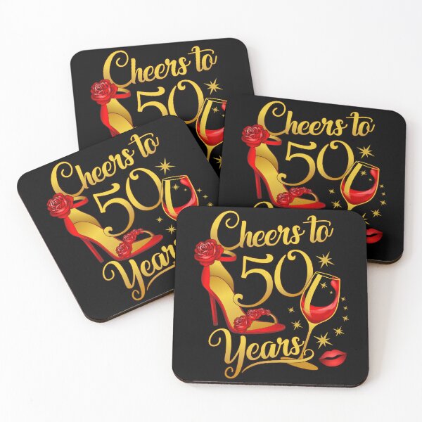 Item preview, 50th Birthday. Cheers to 50 years women’s, ladies designed and sold by iclipart.