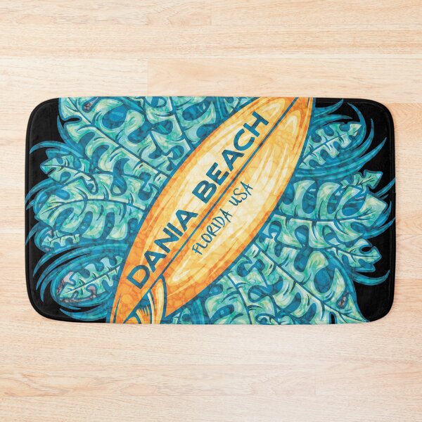 Item preview, Dania Beach Tropical Surboard designed and sold by LanikaiBeach.