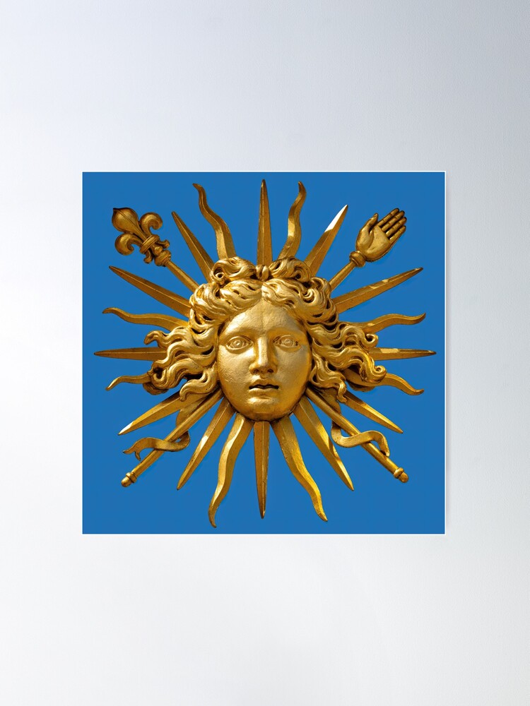 Symbol of Louis XIV the Sun King Poster | Zazzle