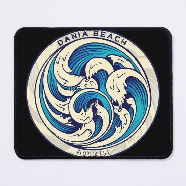 Item preview, Dania Beach Waves designed and sold by LanikaiBeach.