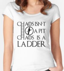 Chaos Ladder Women's Fitted Scoop T-Shirt