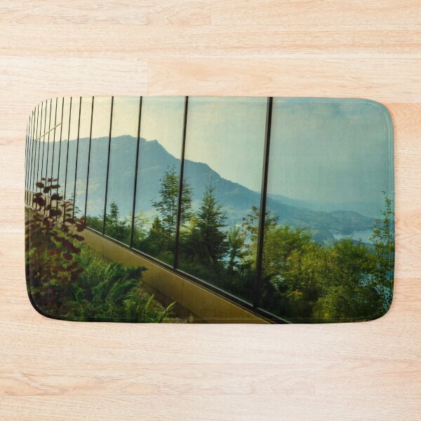 Item preview, Hotel Five Stars Burgenstock with Glass Wall with reflection over Lake Lucerne and Mountain designed and sold by Mats Silvan.