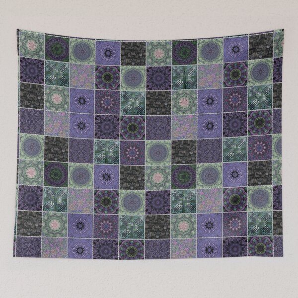 Item preview, Lavender Crazy Quilt designed and sold by bloomingvine.
