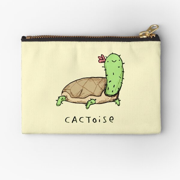 Cactoise Zipper Pouch