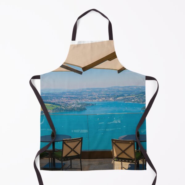 Item preview, Hotel Five Stars Burgenstock with Terrace over Lake Lucerne and Mountain in Sunny Day designed and sold by Mats Silvan.