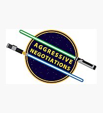 Aggressive Negotiations Photographic Print