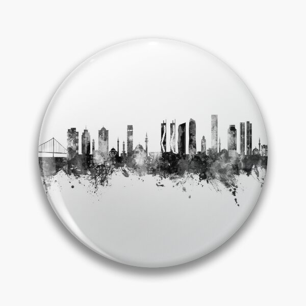 Item preview, Izmir Turkey Skyline designed and sold by ArtPrints.