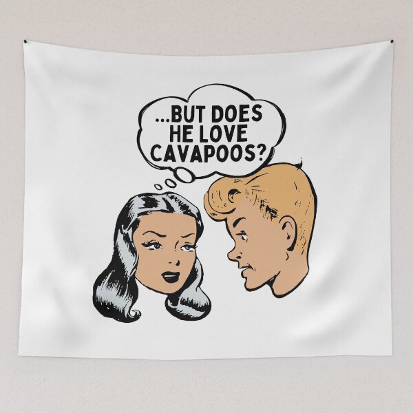 Item preview, Does He Love Cavapoos? designed and sold by SherlocksStore.