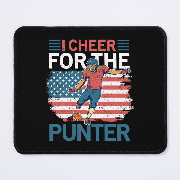 Item preview, I Cheer For The Punter Funny Football Kicker Punt Return designed and sold by GravitiTees.