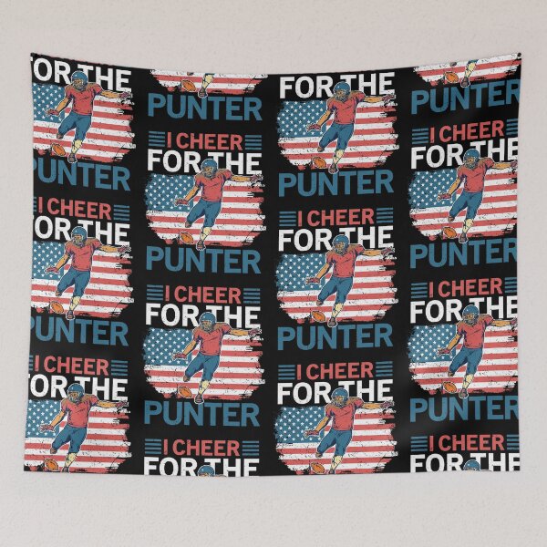 Item preview, I Cheer For The Punter Funny Football Kicker Punt Return designed and sold by GravitiTees.