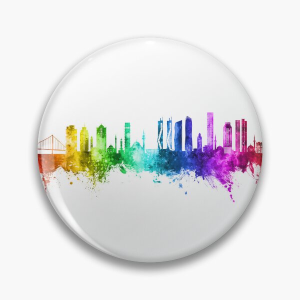Item preview, Izmir Turkey Skyline designed and sold by ArtPrints.