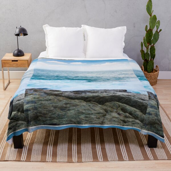 Item preview,    Cute colourful blue sea or ocean or blue water and rocks design designed and sold by BEAUTY ⭐⭐⭐⭐⭐.
