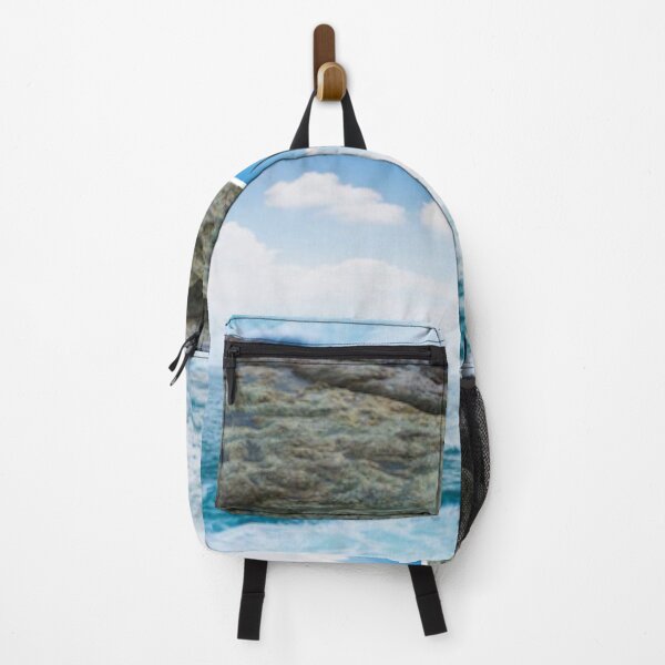 Item preview, Cute colourful blue sea or ocean or blue water and rocks design designed and sold by BEAUTY ⭐⭐⭐⭐⭐.