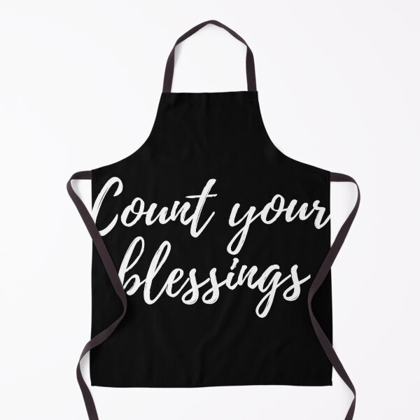 Item preview, Count your blessings -Three word motivational quote designed and sold by DesignsByDaddy.