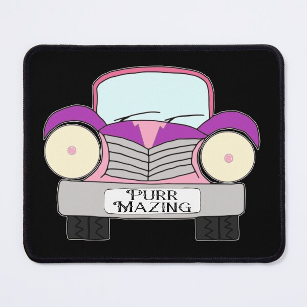 Item preview, Afrikaans, Old Car Pink and Purple Purr-Mazing designed and sold by Hypnotees.