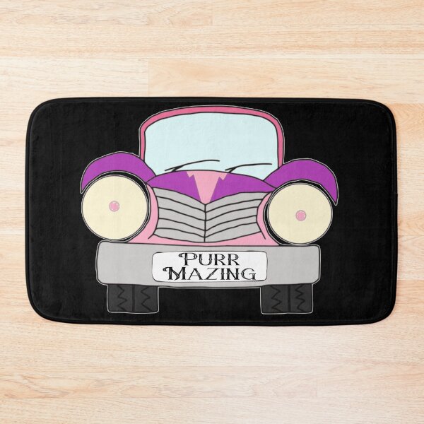 Item preview, Afrikaans, Old Car Pink and Purple Purr-Mazing designed and sold by Hypnotees.
