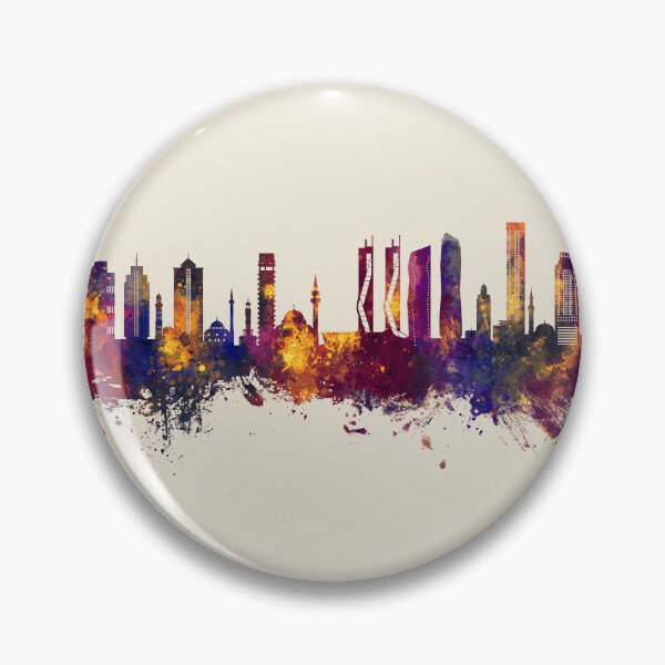 Item preview, Izmir Turkey Skyline designed and sold by ArtPrints.