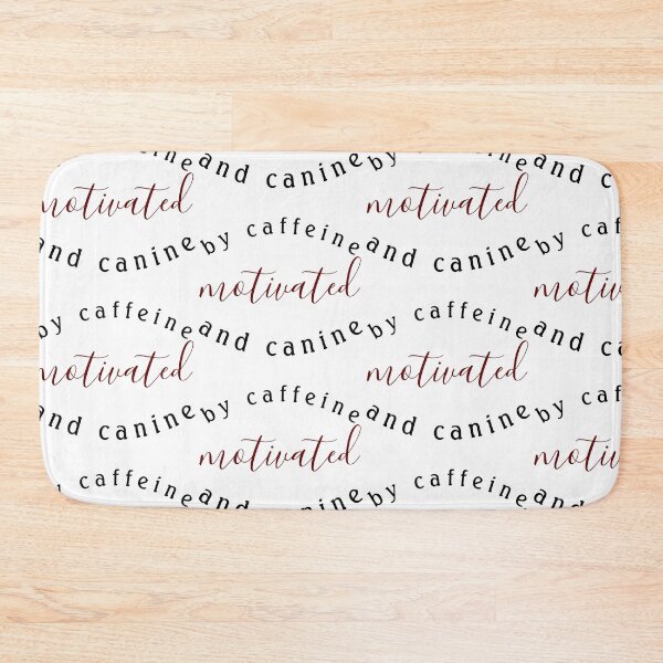 Item preview, motivated by caffeine and canine designed and sold by qofebean.