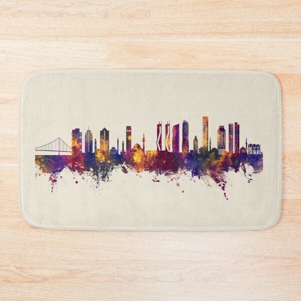 Item preview, Izmir Turkey Skyline designed and sold by ArtPrints.
