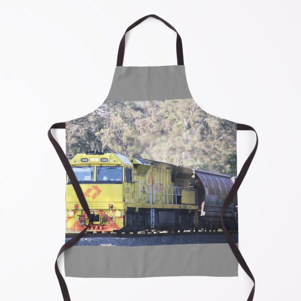 Item preview, Yellow C44aci Freight Train designed and sold by Lauren Elizabeth Photograhy AU.