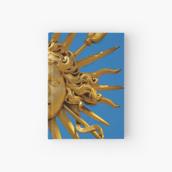 Symbol of Louis XIV the Sun King - Blue Background Jigsaw Puzzle