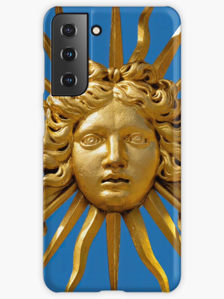 Symbol of Louis XIV the Sun King - Blue Background by Ulysse Pixel