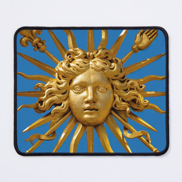 Item preview, Symbol of Louis XIV the Sun King - Blue Background designed and sold by Ulysse Pixel.