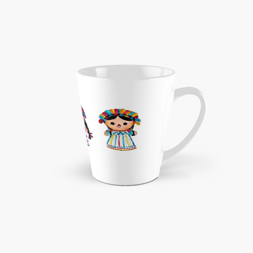 muñequita mexicana para colorear