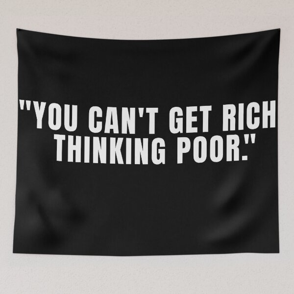 Item preview, You Can't Get Rich Thinking Poor designed and sold by KingsManKind.